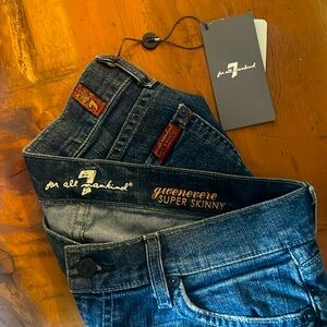 BRAND NEW, 7 for all mankind- Size 29 waist, capri